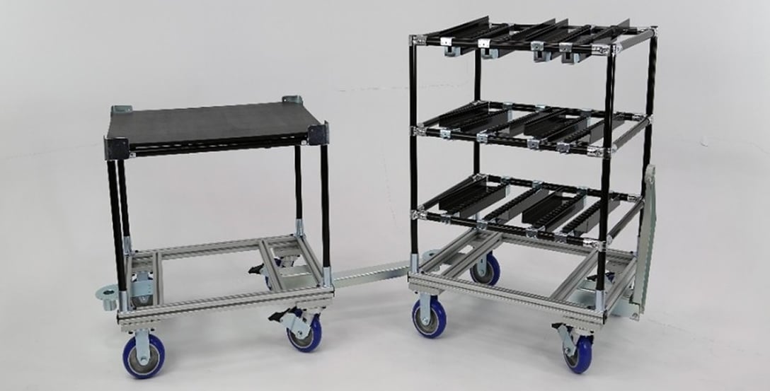 Hybrid-Kitting-Cart-Pushing-Cart